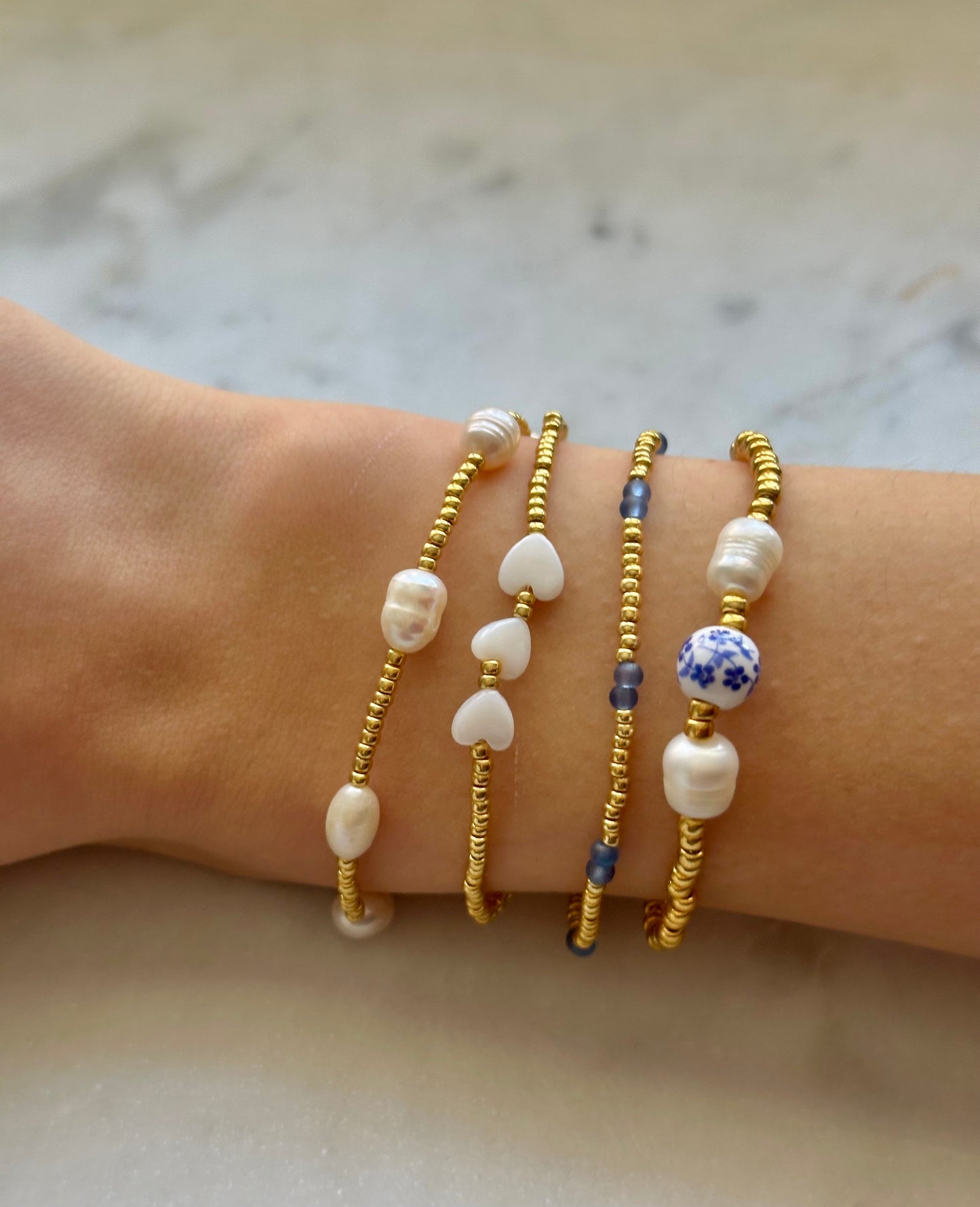flower bead bracelet