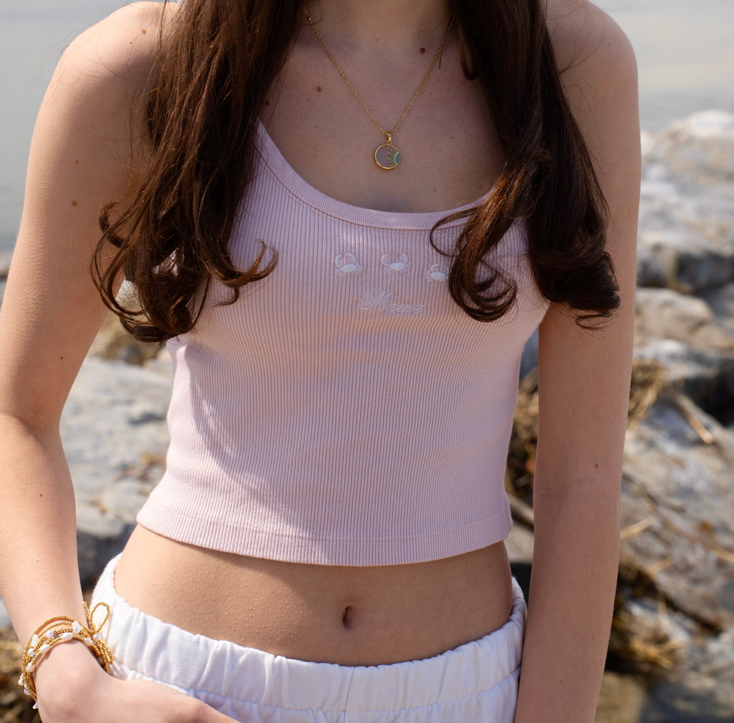 sun gold filled necklace