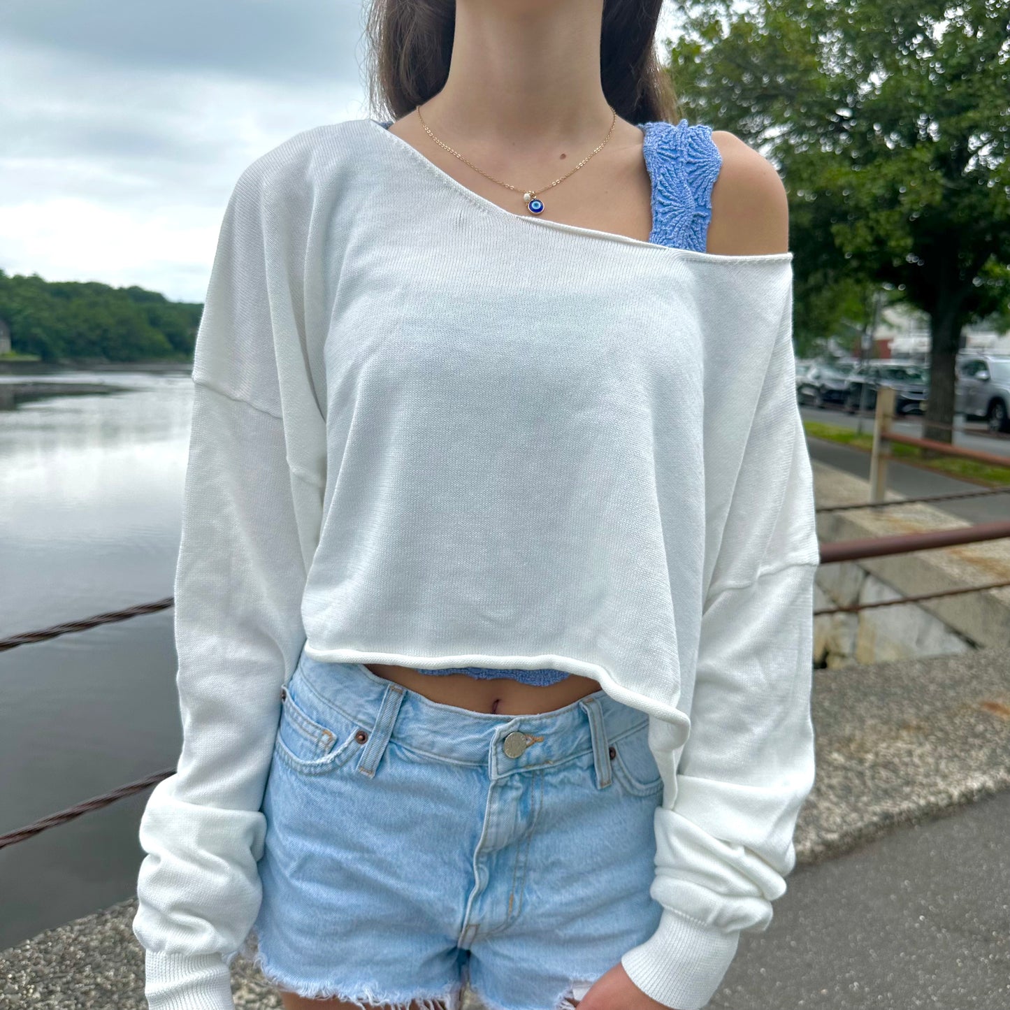 mykonos gold plated necklace