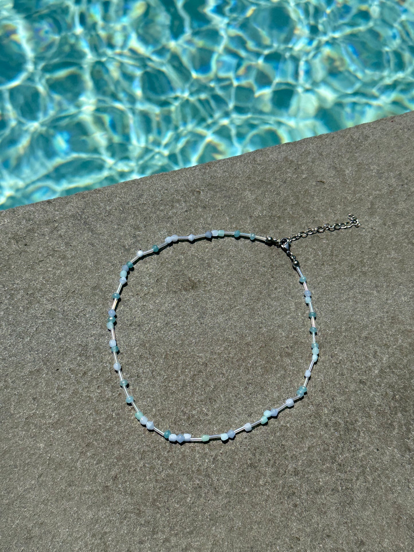 Kiara’s teal obx 3 necklace