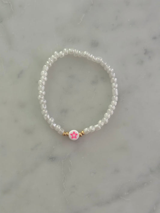 pink symbol bracelet