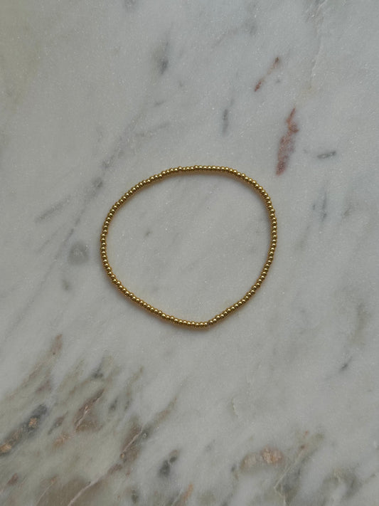 plain gold stacking bracelet