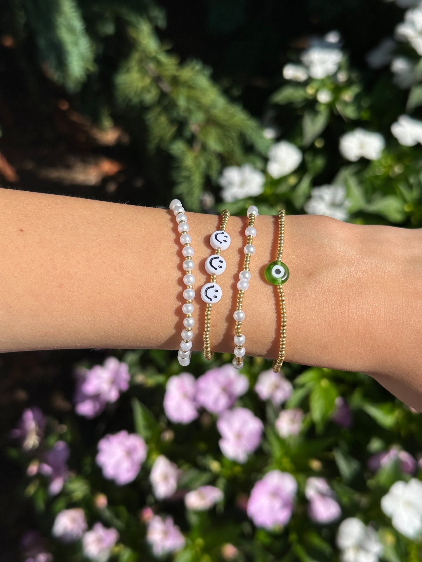 pearls stacking bracelet