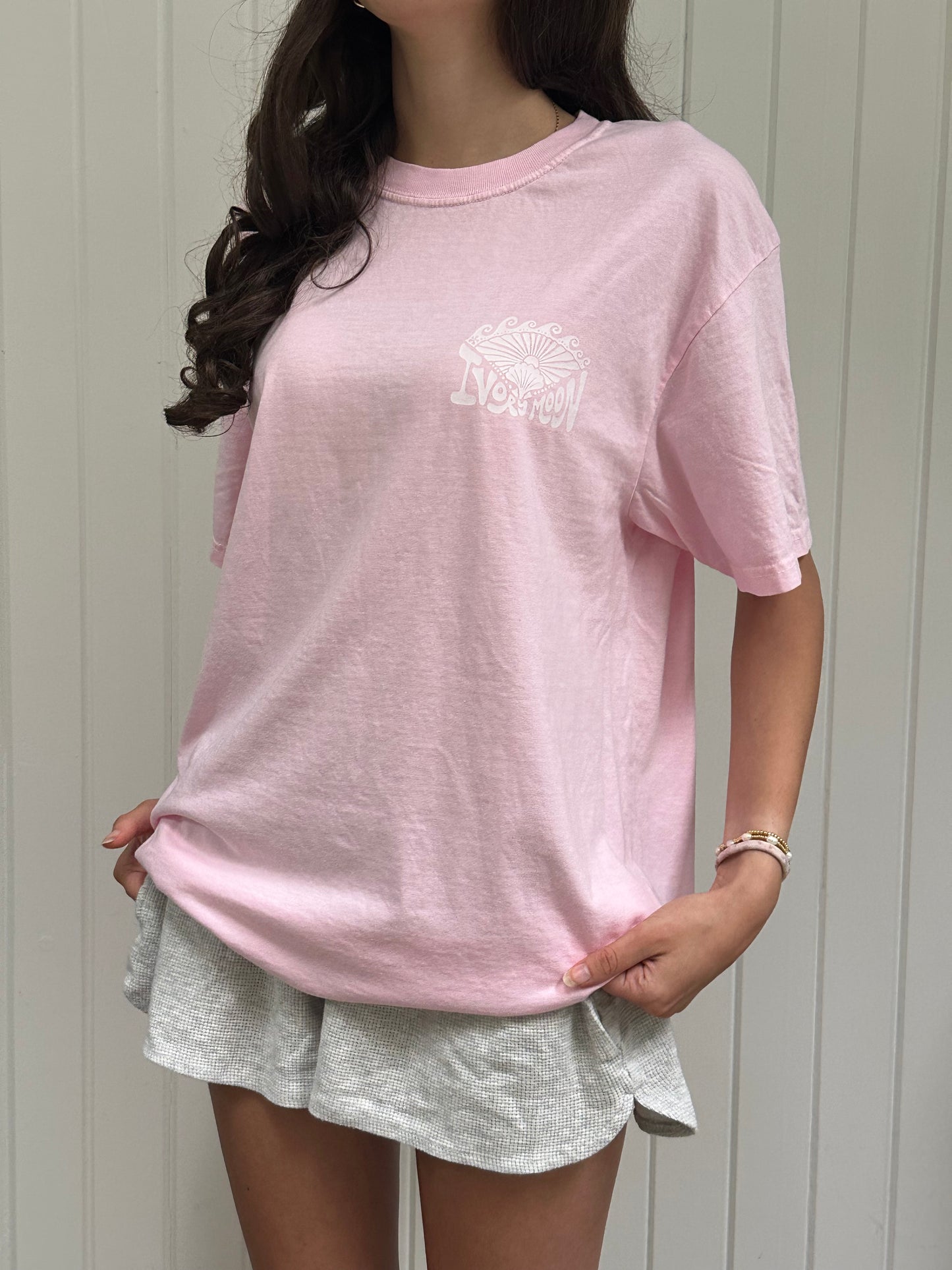 light pink starfish tee shirt