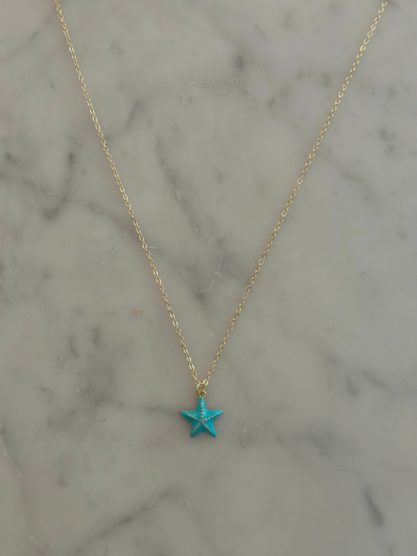 starfish gold-filled necklace