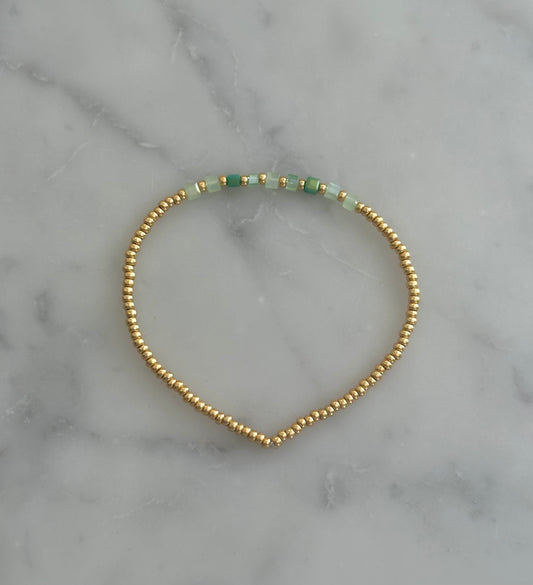 green center bracelet