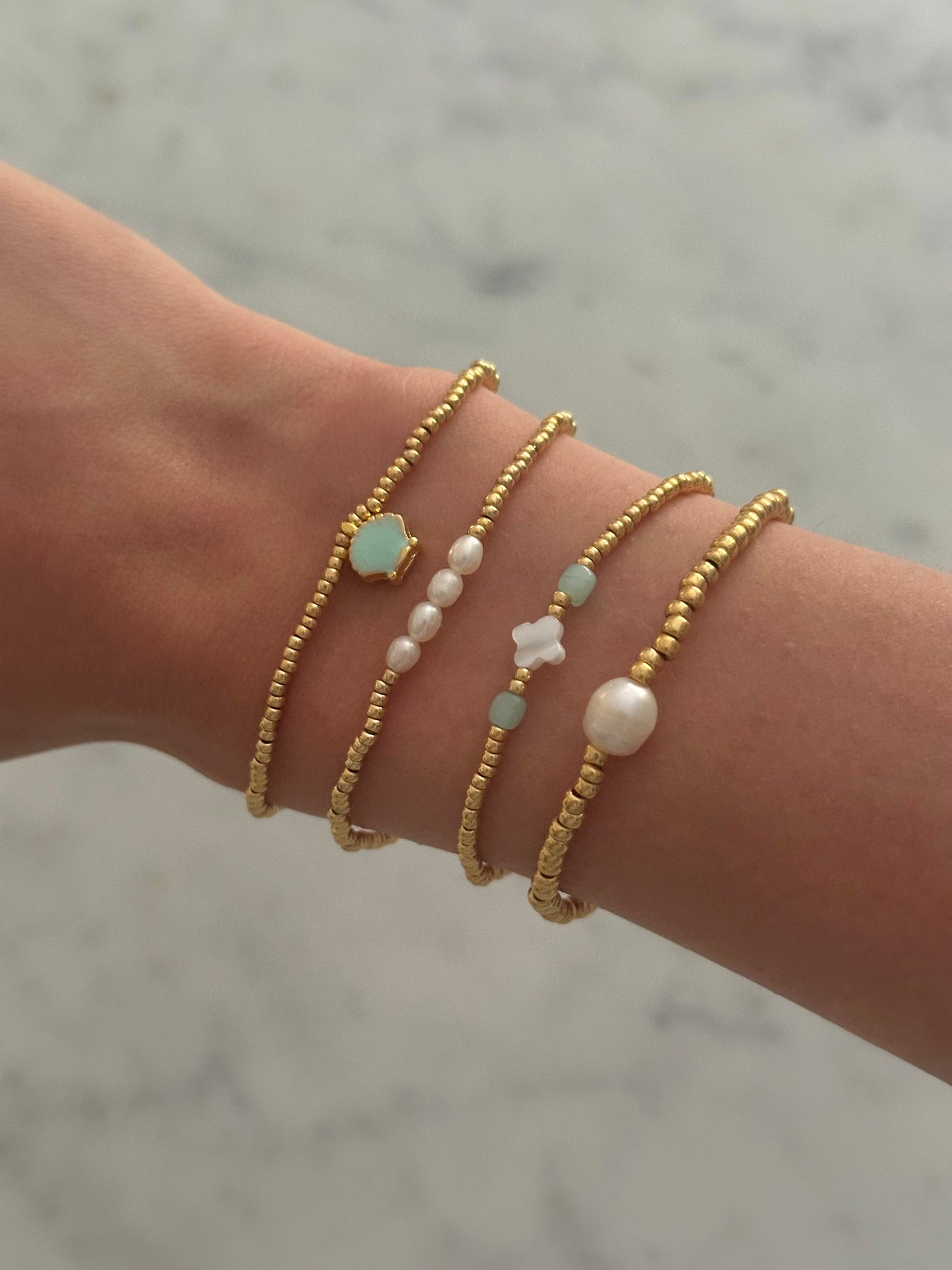 tiny freshwater pearl bracelet