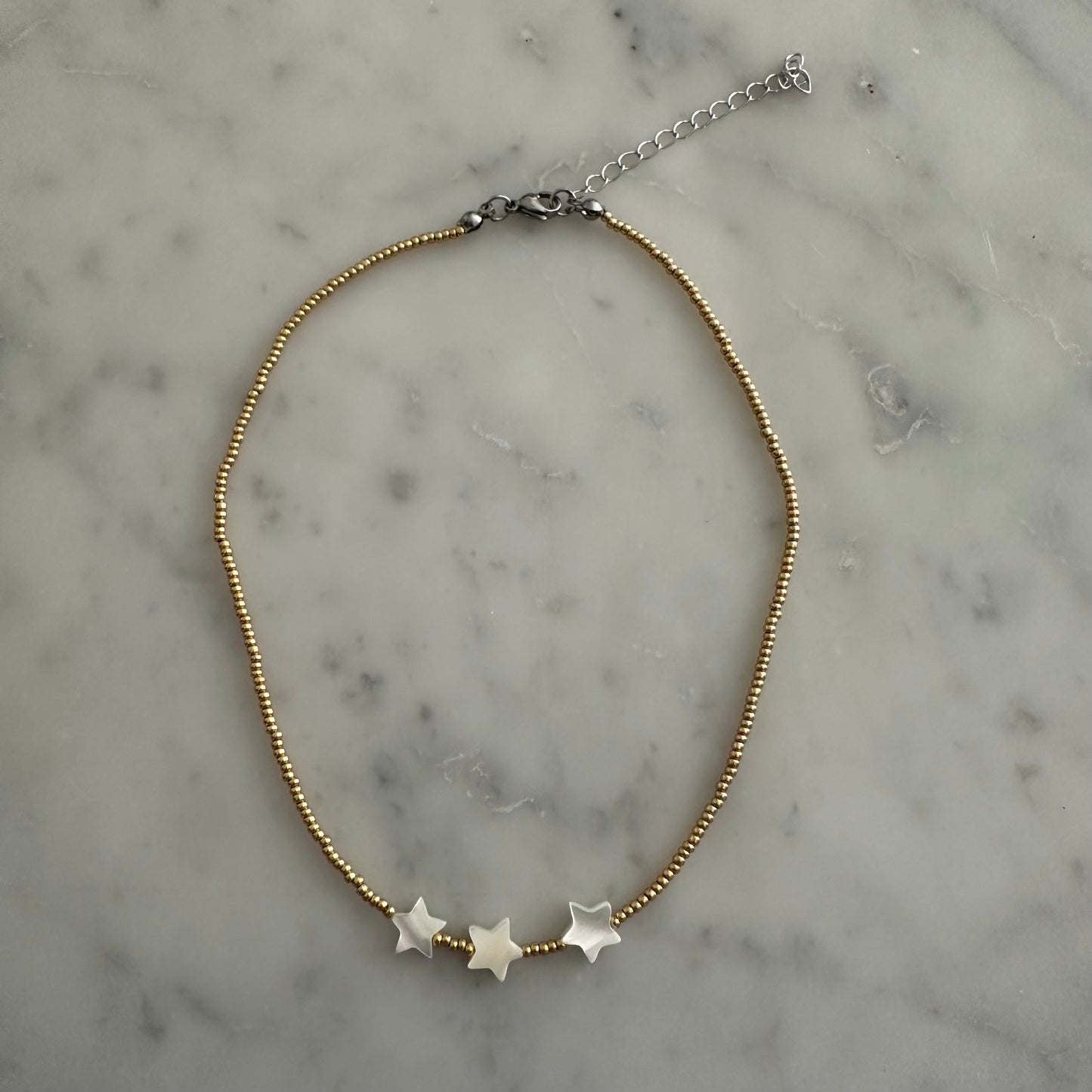 gold stars necklace