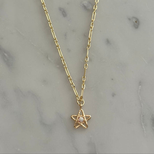 star gold filled necklace