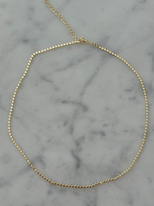 layering gold filled necklace