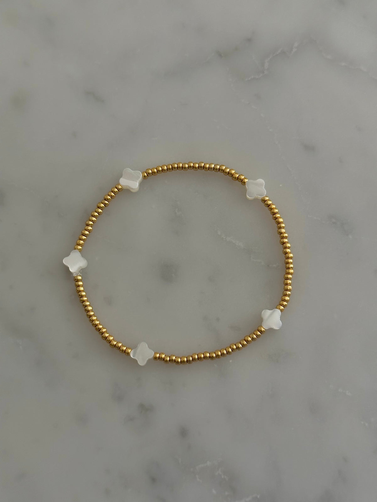 clover bracelet – ivory moon