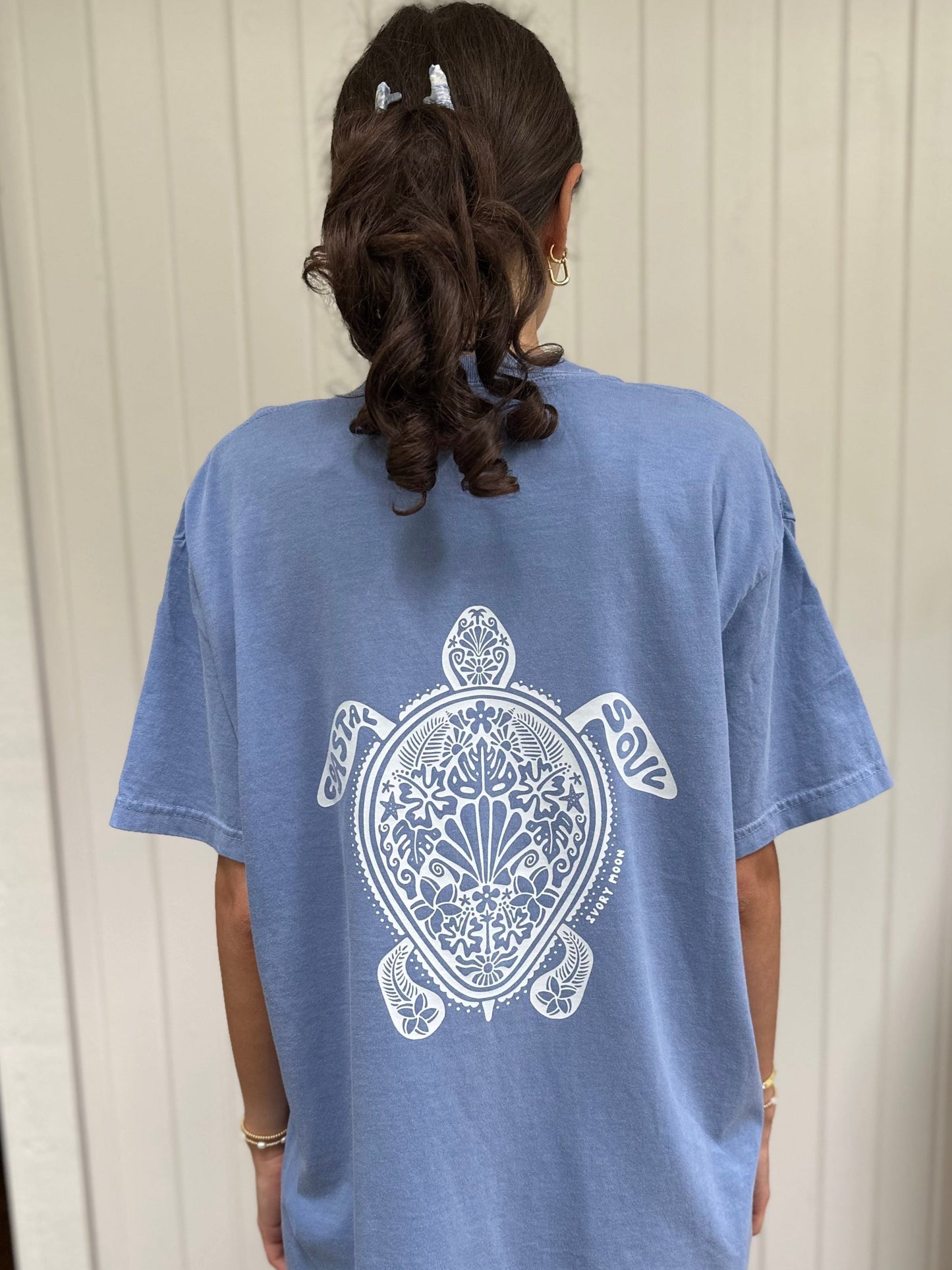 turtle coastal soul tee shirt