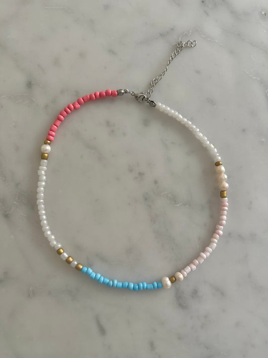 summer beaded choker