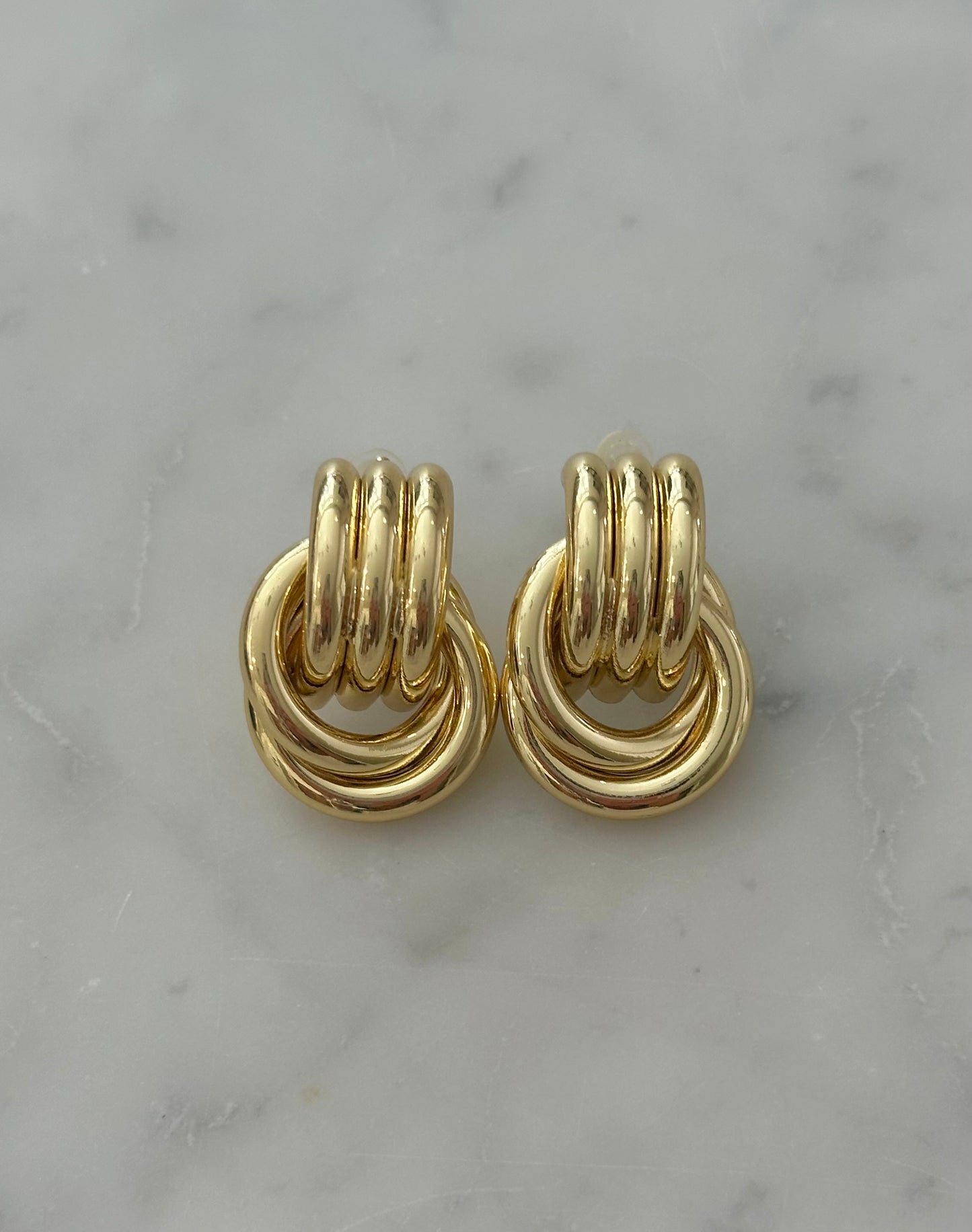 double hoop earrings
