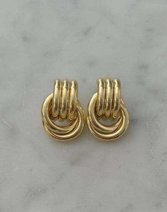 double hoop earrings