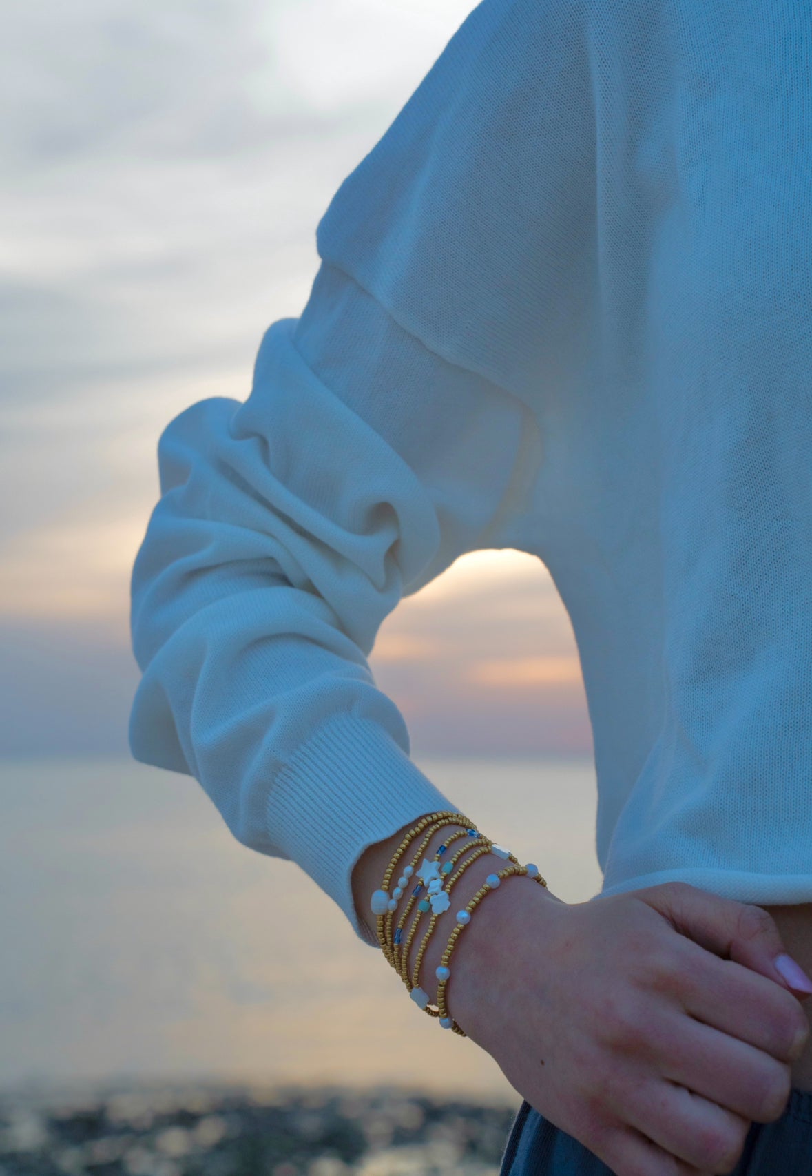 tiny freshwater pearl bracelet