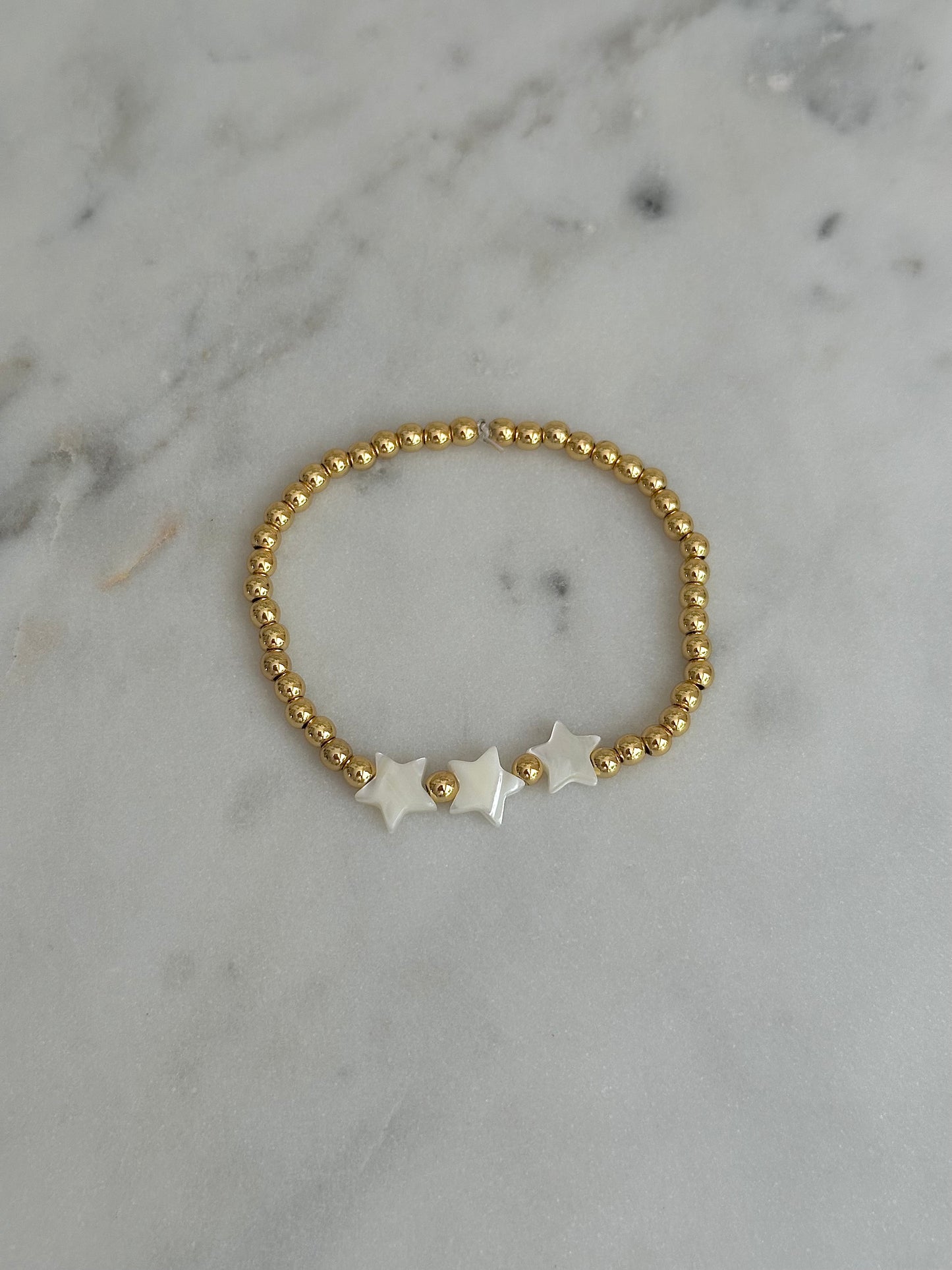 gold filled stars bracelet