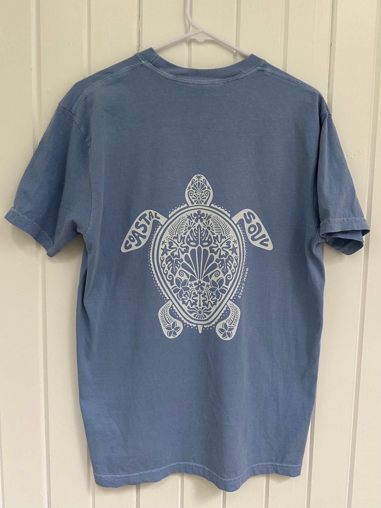 turtle coastal soul tee shirt