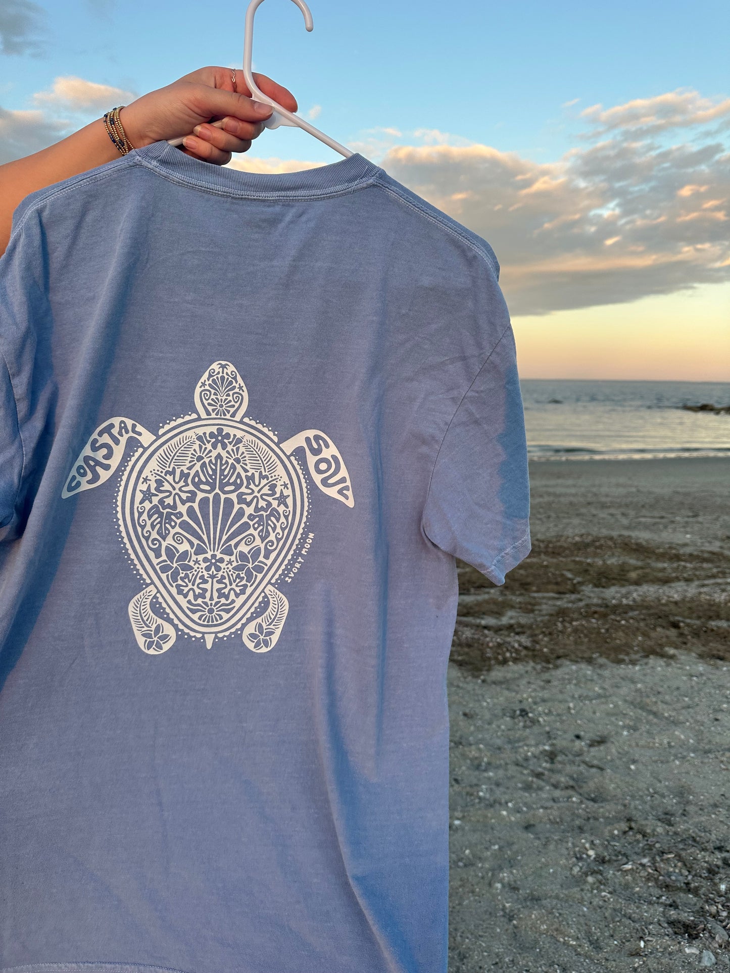 turtle coastal soul tee shirt