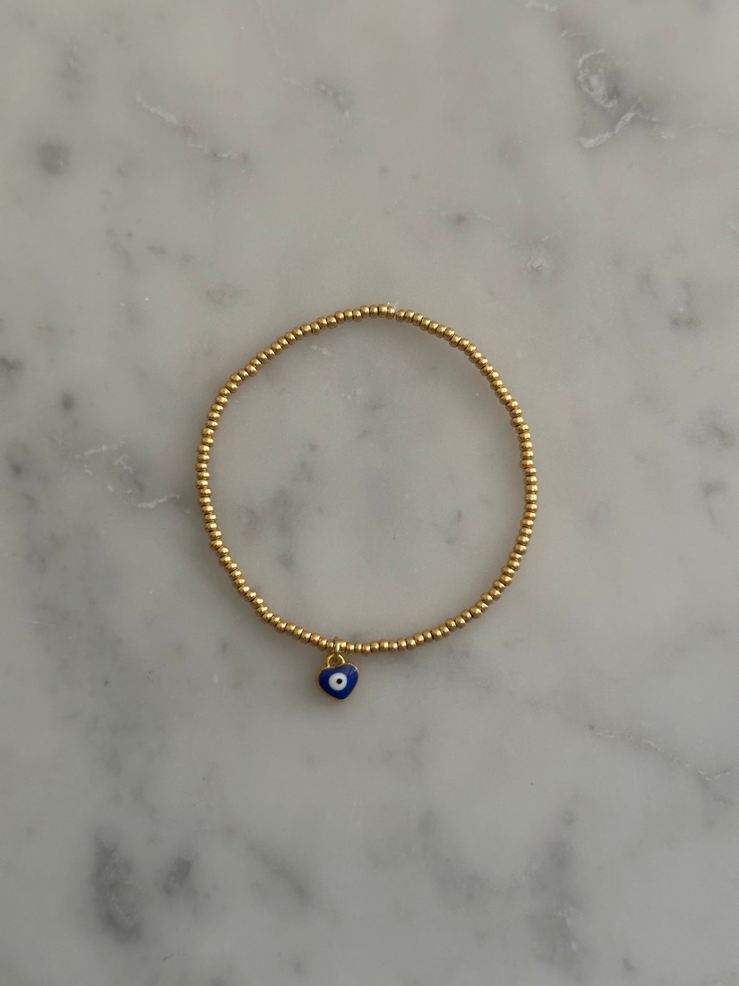 evil eye heart bracelet