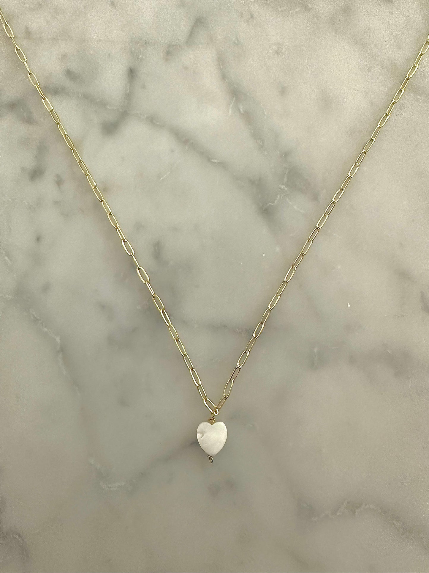 shell heart necklace