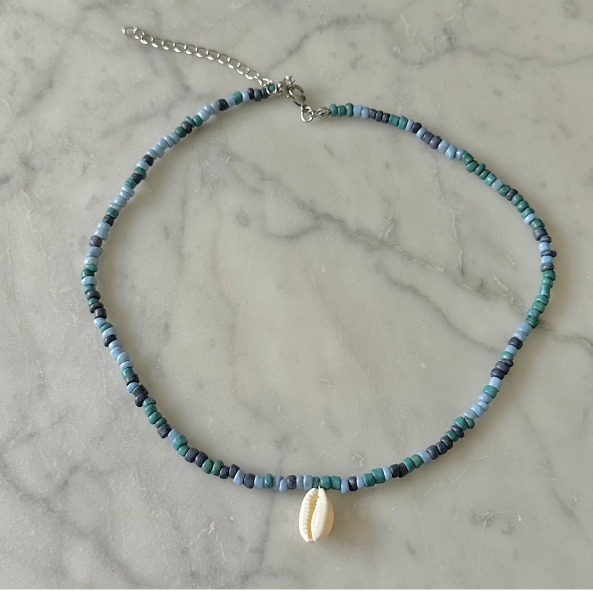 beaded shell necklace