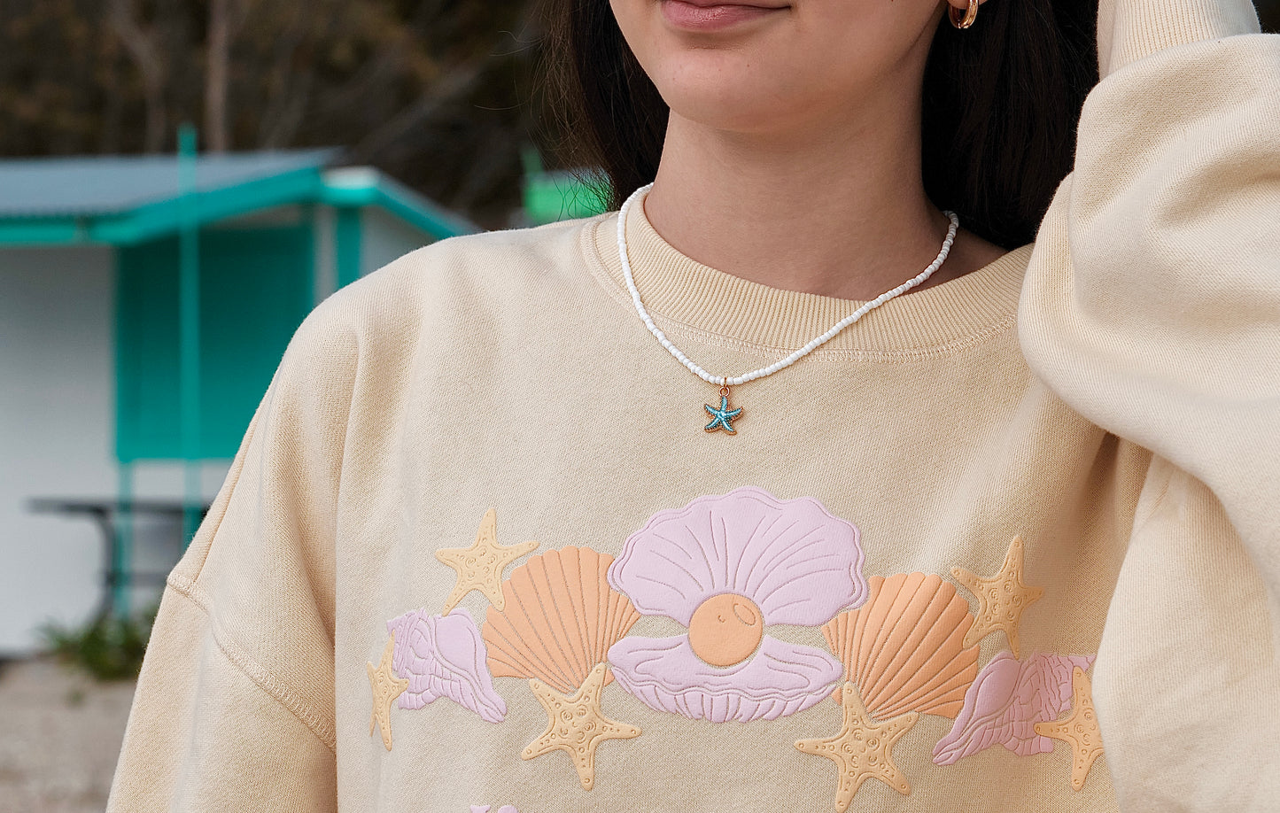 starfish beaded necklace