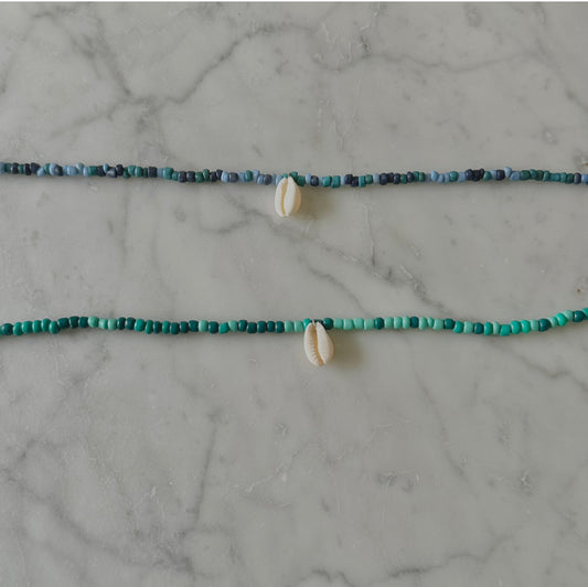 beaded shell necklace