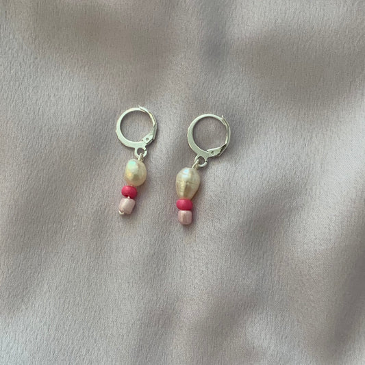 pretty in pink earrings