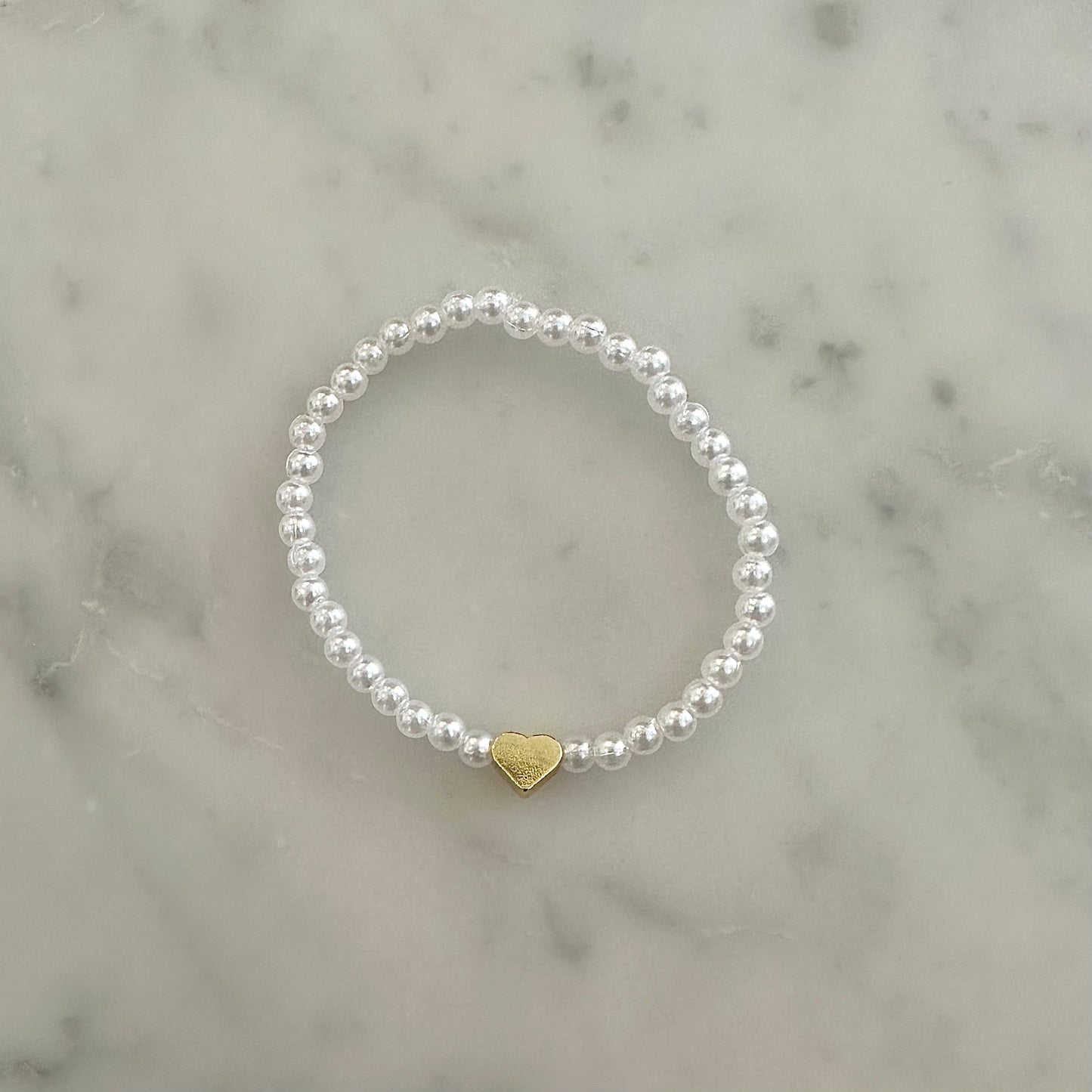 golden heart bracelet