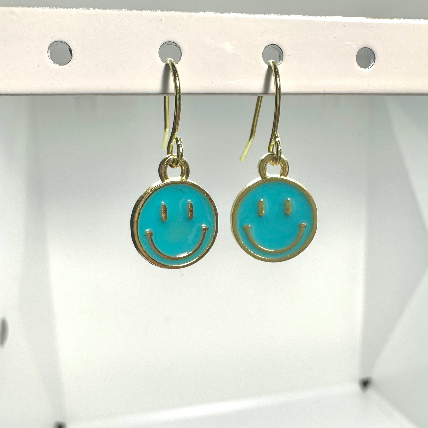 preppy smiley earrings